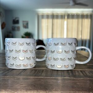 Two Starbucks Anniversary Collection 2016 Mermaid Scales Coffee Mugs